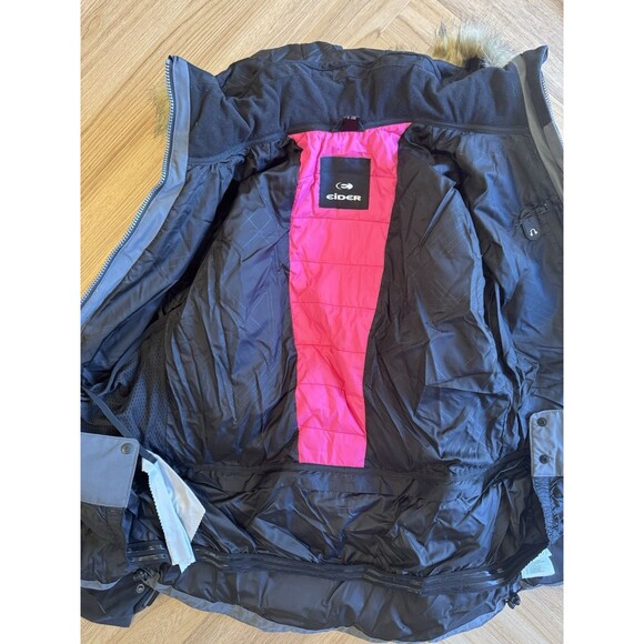EIDER Women’s High Park Insulated Black Ski Jacket Sz 6 - Picture 10 of 11